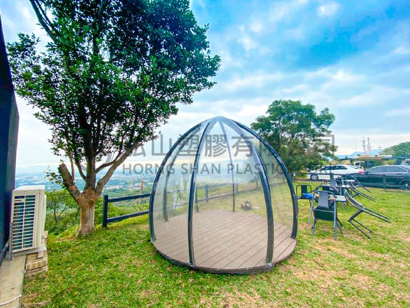 2021.11.04｜maohecafe bubble tent｜Customized landscape bubble tent | 0.5 transparent plastic film