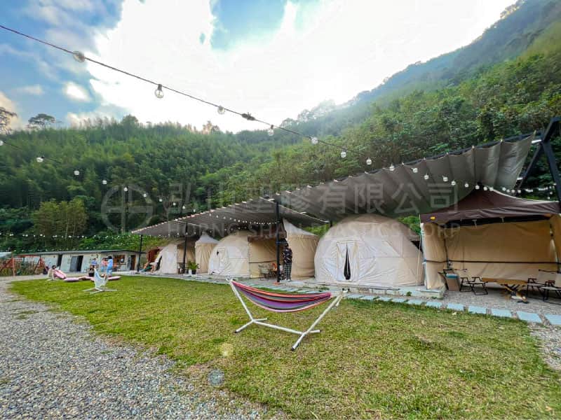 Spherical tent + Alishan tent | Manufacturer: 大虔帆布