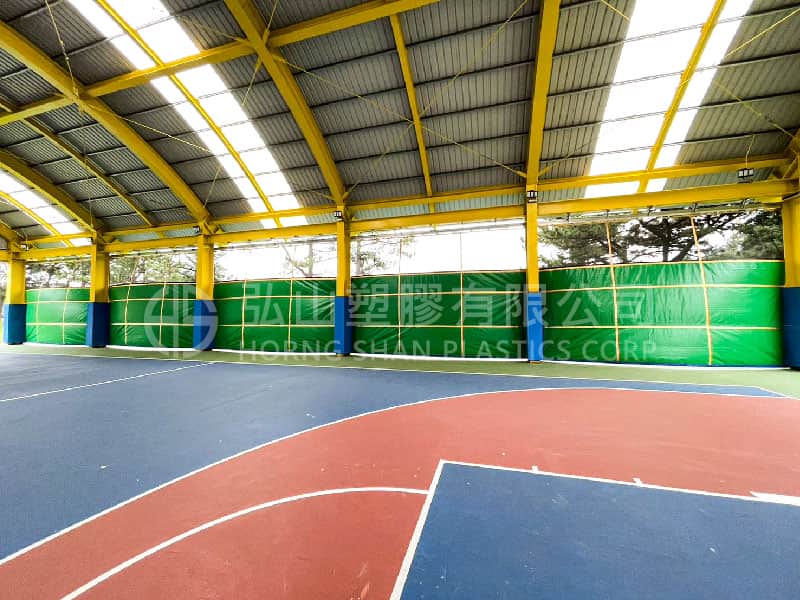 Windproof curtain｜High strength yarn PVC mesh rubber