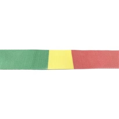 PE Coated Fabric-Color stripes-Red/Yellow/Green-wide stripes