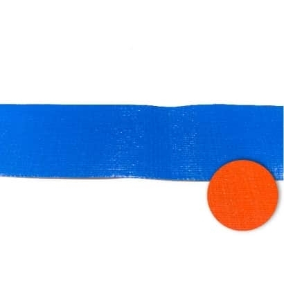 PE Coated Fabric-Bicolor-Orange/Blue