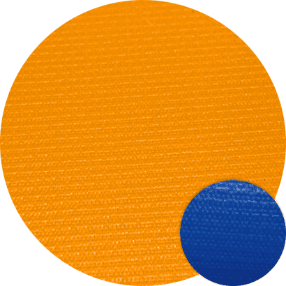 NAN YA PVC mesh rubber canvas-Bicolor-Dark Orange/Dark Blue