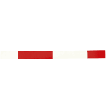 NAN YA PVC mesh rubber canvas-Color stripes-Red White-wide stripes