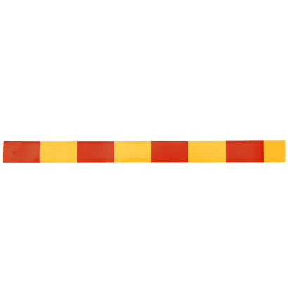 NAN YA PVC mesh rubber canvas-Color stripes-Red Yellow-narrow stripes