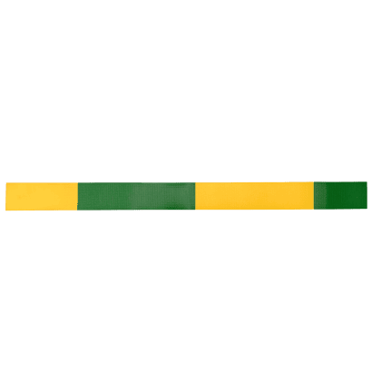 NAN YA PVC mesh rubber canvas-Color stripes-Yellow Green-wide stripes