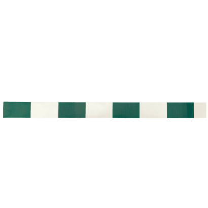 NAN YA PVC mesh rubber canvas-Color stripes-Dark Green White-narrow stripes