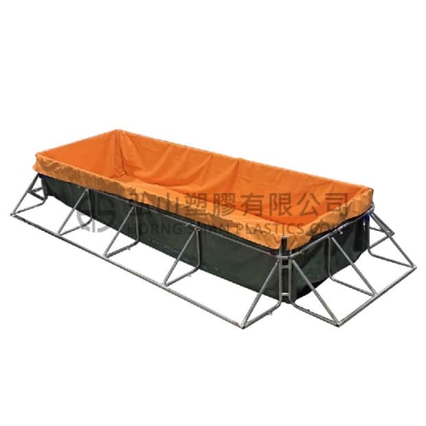 Tarpauiln fishing pool iron frame
